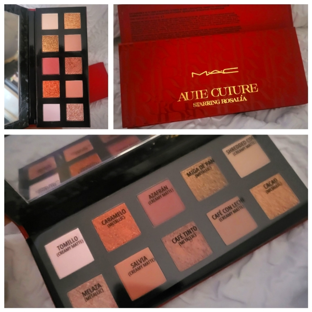 AUTE CUTURE MAC COSMETICS EYESHADOW MAKEUP PALETTE 10 SHADES